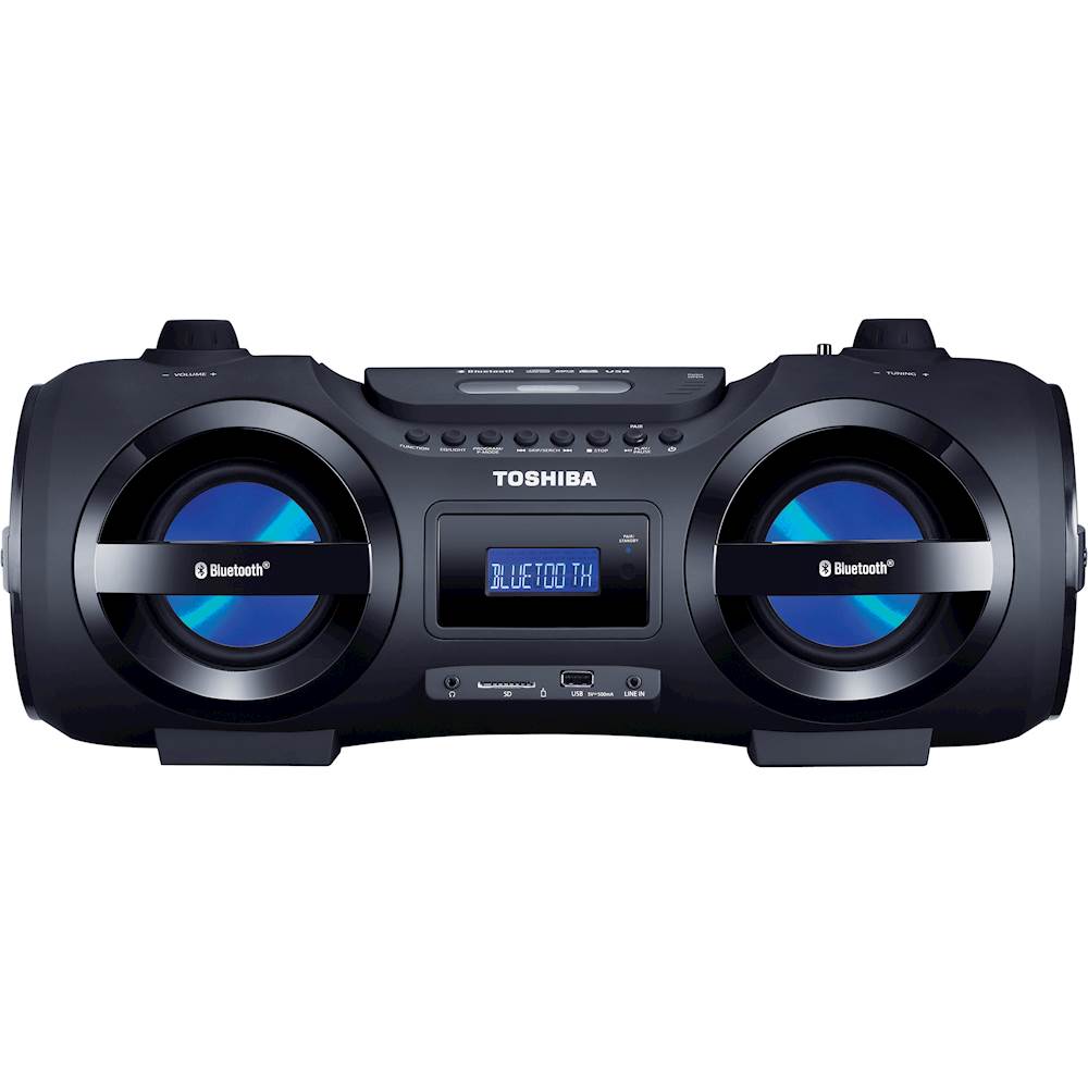 Toshiba 25w portable bluetooth cd boombox Clearance